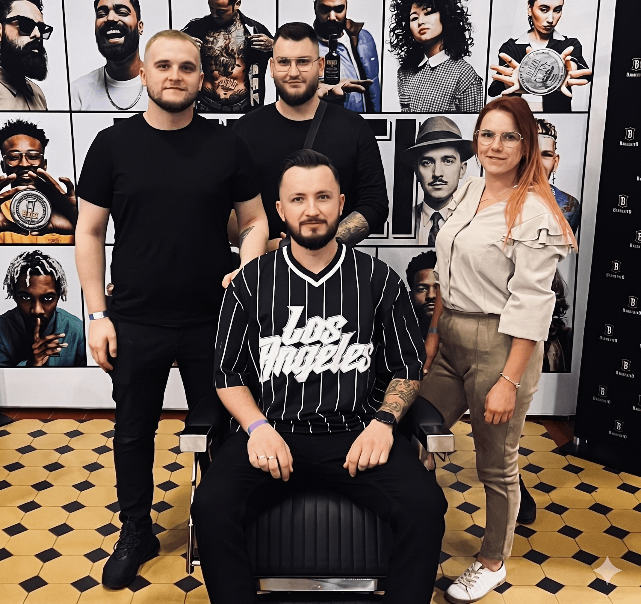 Muzyk Barbershop Interior in Lublin